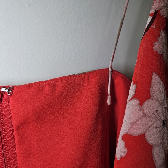 Kay Unger 100% Silk Corset Style Pleated Top - Picture 5 of 10